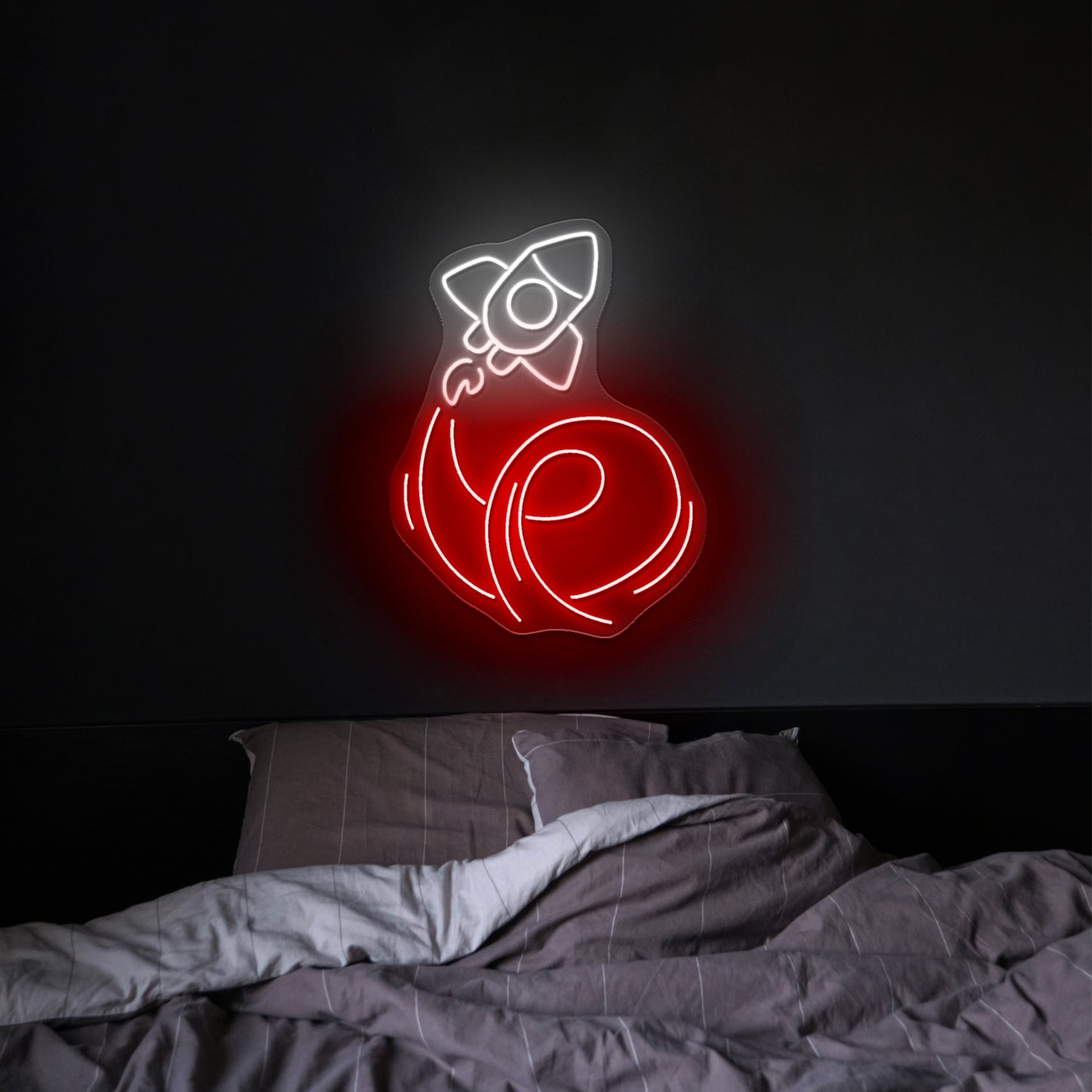 Rocket Neon Signs For Bedroom