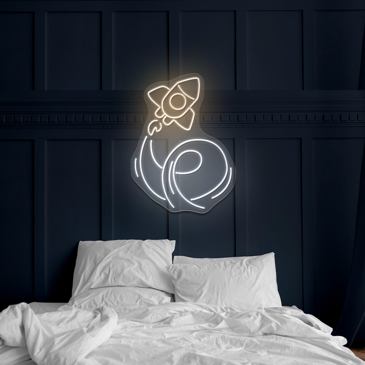 Rocket Neon Signs For Bedroom