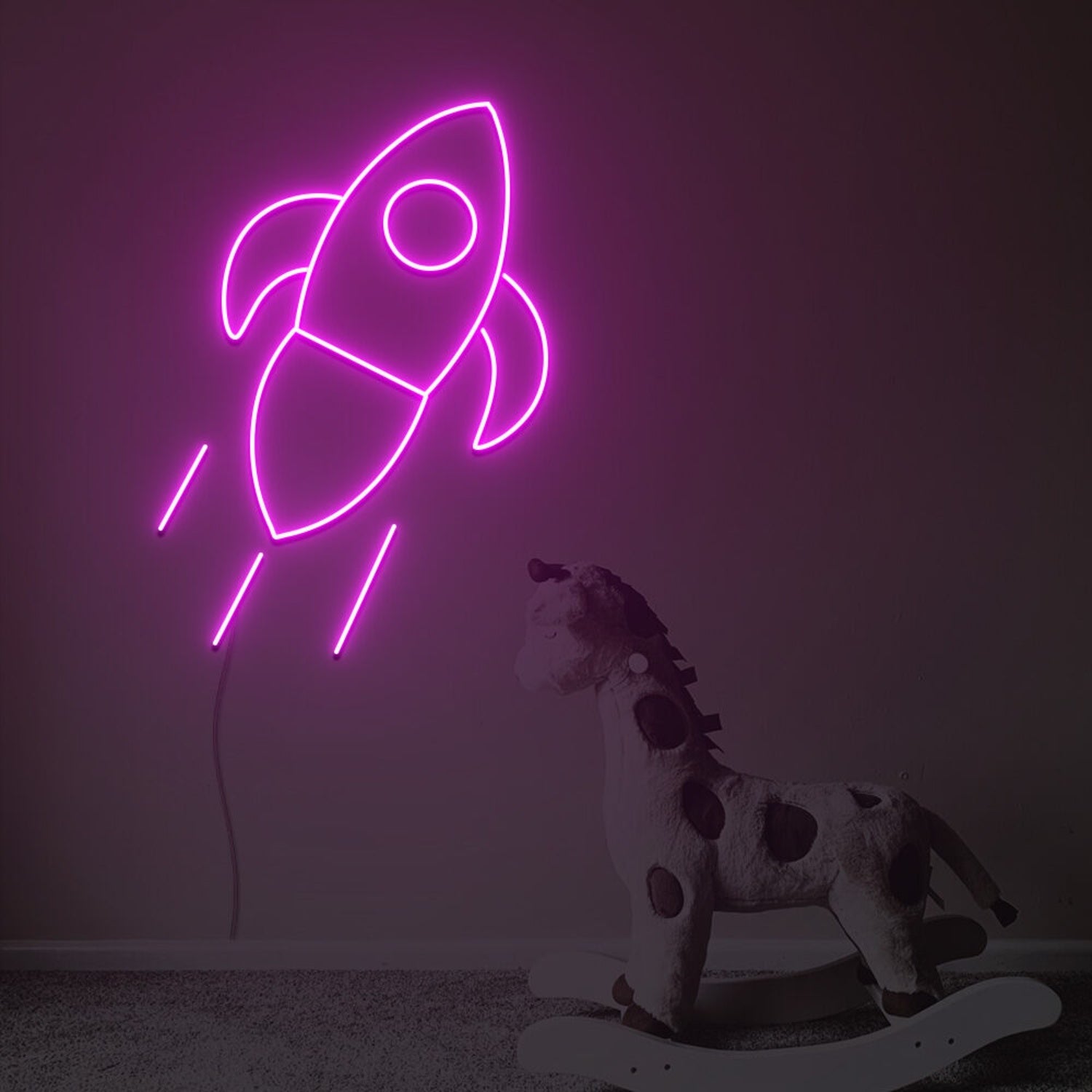 Rocket Ship Led Neon Sign Fashion Custom Led Neon Sign Lights | Shineneon