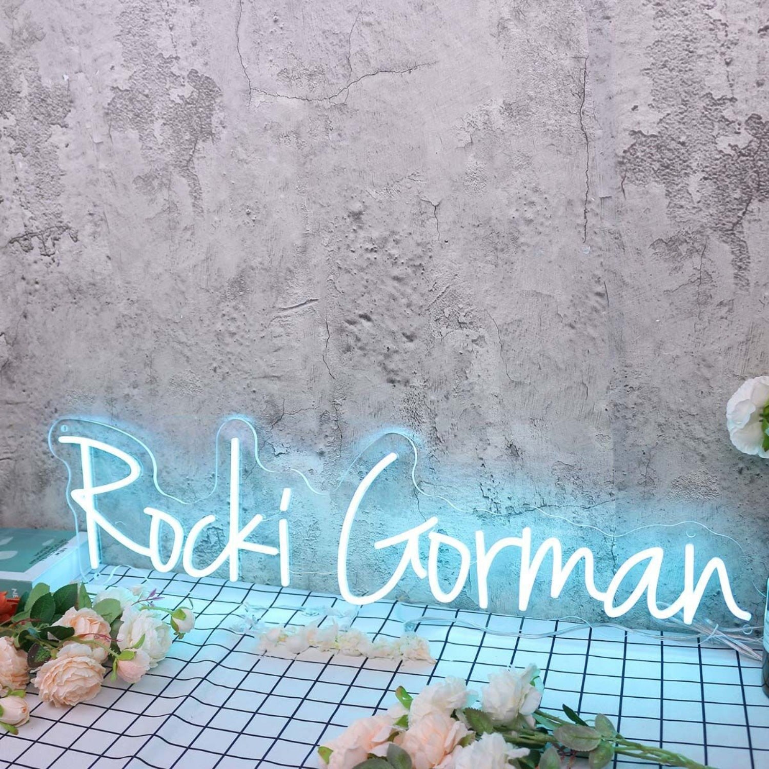 Rocki Gorman Blue Led Neon Sign - Shineneon