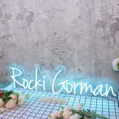 Rocki Gorman Blue Led Neon Sign - Shineneon