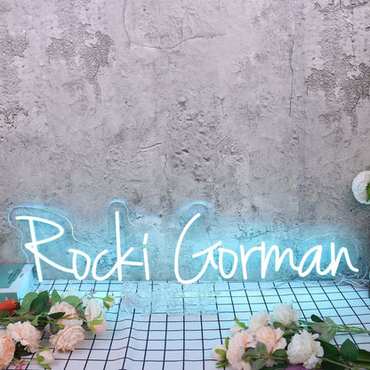 Rocki Gorman Blue Led Neon Sign - Shineneon