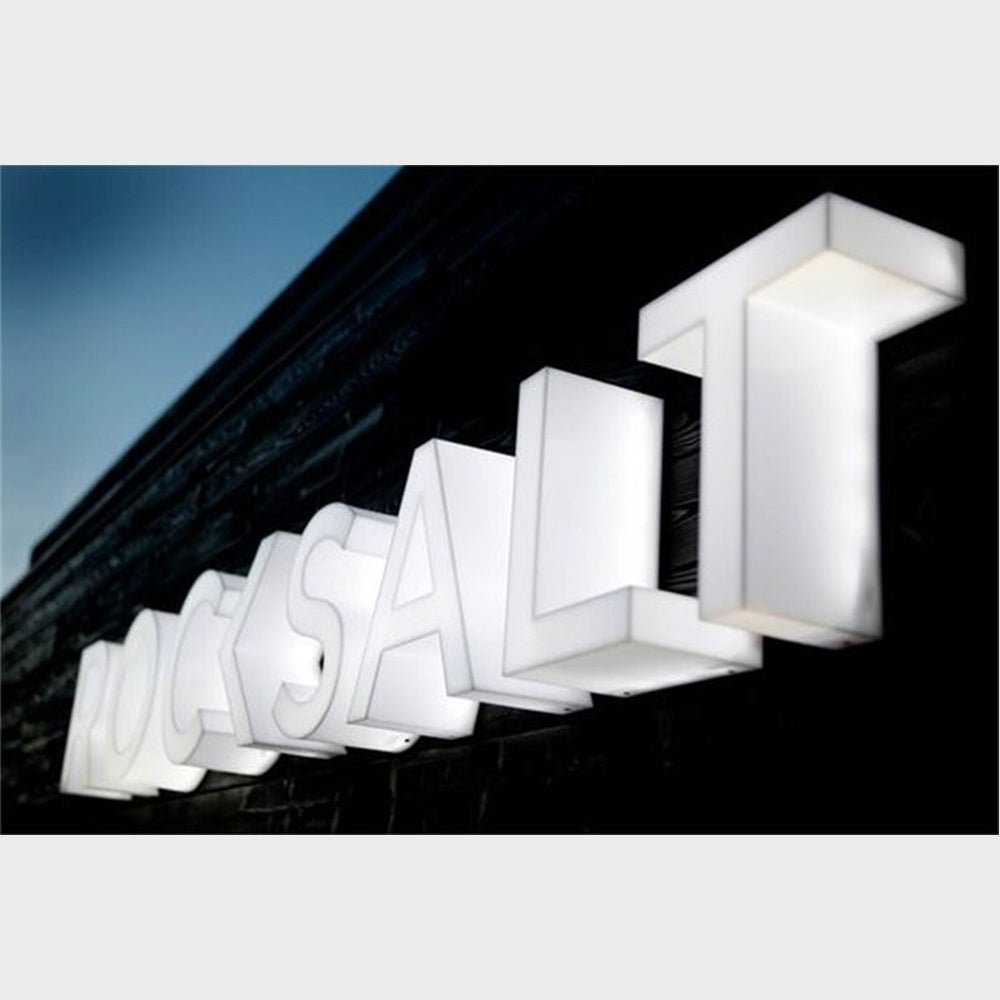 Rocksalt 3D Frontlit And Backlit Channel Letter Led Light Sign - Shineneon
