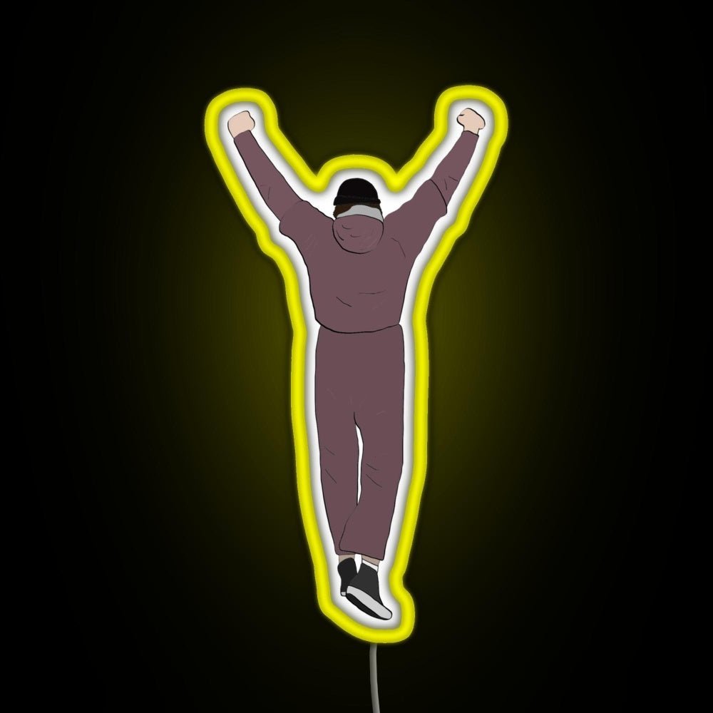 Rocky Celebration Rgb Led Neon Sign Pop Wall Art - Shineneon