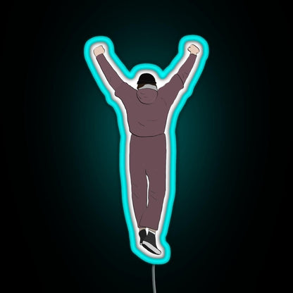 Rocky Celebration Rgb Led Neon Sign Pop Wall Art - Shineneon