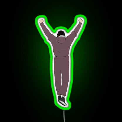 Rocky Celebration Rgb Led Neon Sign Pop Wall Art - Shineneon