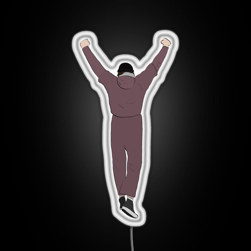 Rocky Celebration Rgb Led Neon Sign Pop Wall Art - Shineneon