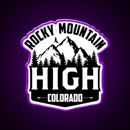 Rocky Mountain High Colorado Hemp Inspired Green Leaf Led Neon Sign Rgb Color - LED neon sign view 9