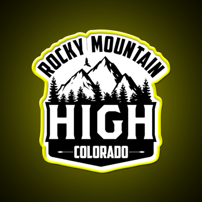 Rocky Mountain High Colorado Hemp Inspired Green Leaf Led Neon Sign Rgb Color - LED neon sign view 7