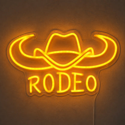 Rodeo Cowboy Hat Neon Sign LED Neon Sign high-converting product image