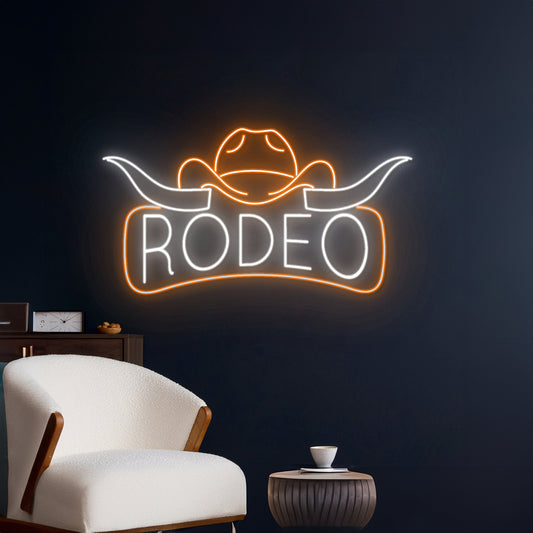 Rodeo Neon Sign