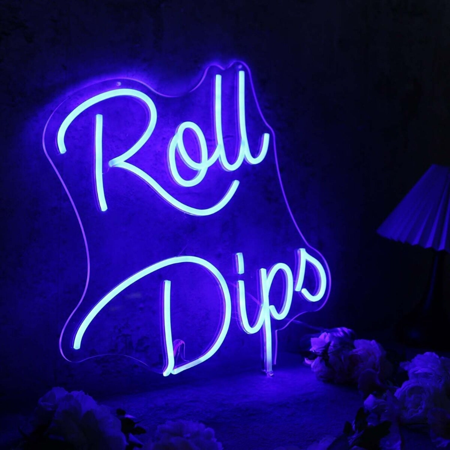 Roll Dips Blue Led Neon Sign - Shineneon