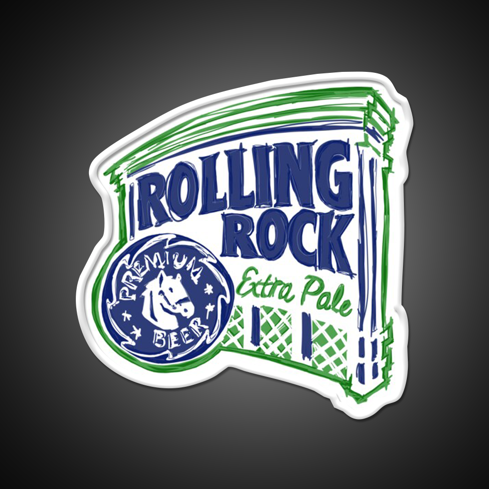 Rolling Rock Pop Beer Bar Decor Led Neon Sign Rgb Color - LED neon sign view 11