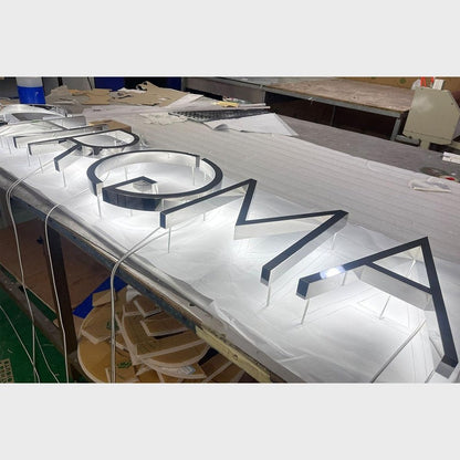 Roma 3D Backlit Channel Letters Led Light Sign - Shineneon