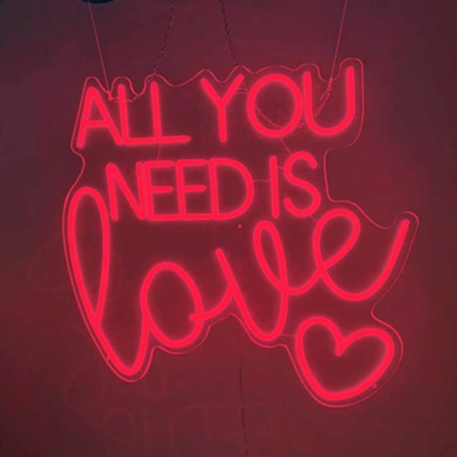 Romantic All You Need Is Love Neon Sign | Shineneon