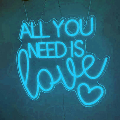 Romantic All You Need Is Love Neon Sign | Shineneon