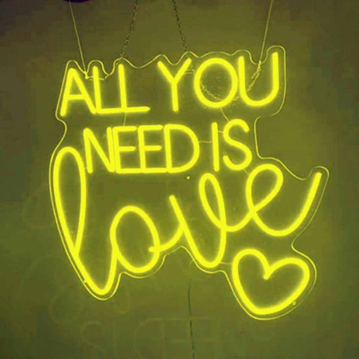 Romantic All You Need Is Love Neon Sign | Shineneon