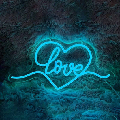 Romantic Heart Love Wedding Neon Light | Shineneon