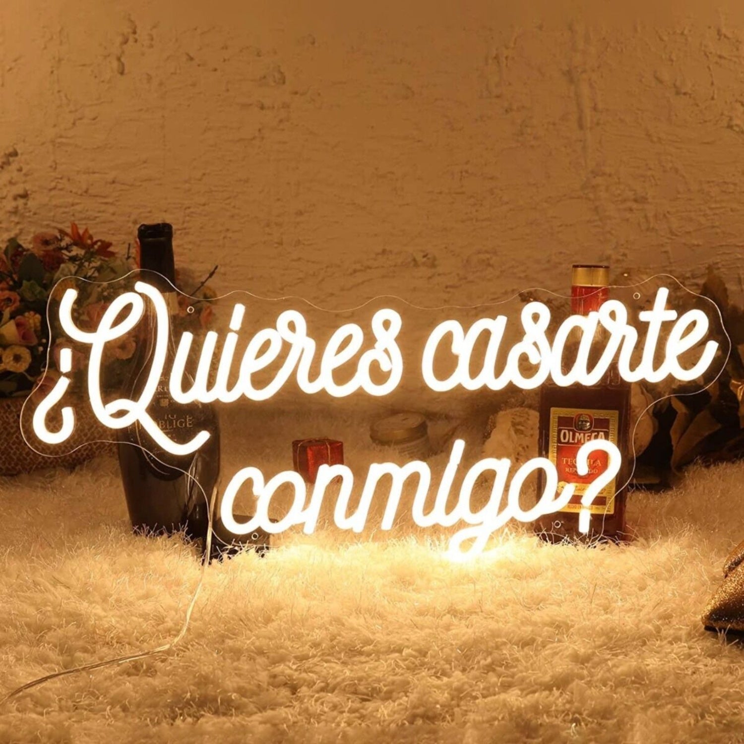 Romantic Quieres Casarte Conmigo Will You Marry Me Neon Sign | Shineneon