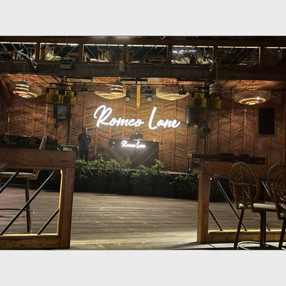 Romeo Lane 3D Frontlit Channel Letters Led Light Sign