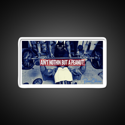 Ronnie Coleman Aint Nothin But A Peanut Gym Fitness Led Neon Sign Rgb Color