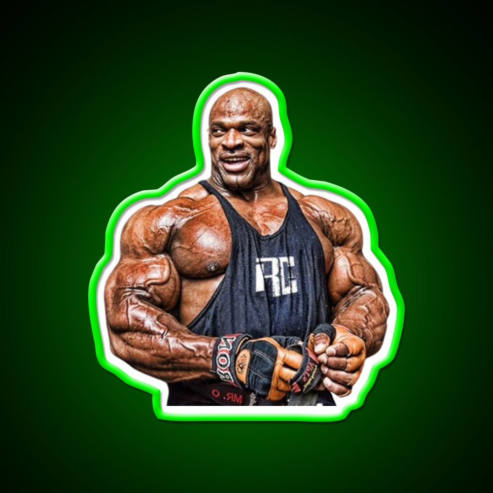 Ronnie Coleman Gym Fitness Led Neon Sign Rgb Color
