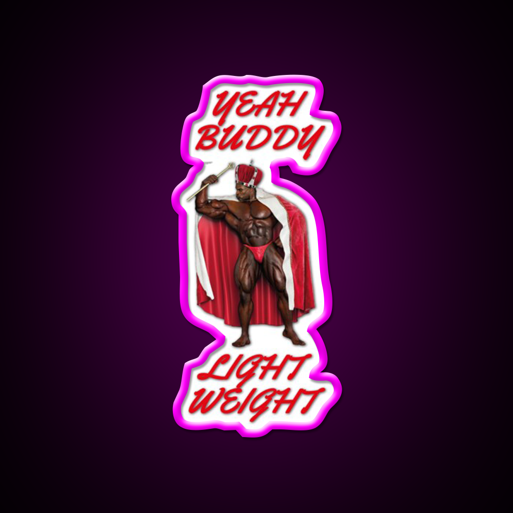 Ronnie Coleman Gym Fitness Led Neon Sign Gym Room Sign Rgb Color