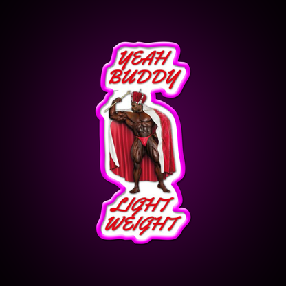 Ronnie Coleman Gym Fitness Led Neon Sign Gym Room Sign Rgb Color