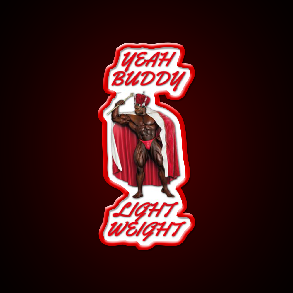 Ronnie Coleman Gym Fitness Led Neon Sign Gym Room Sign Rgb Color