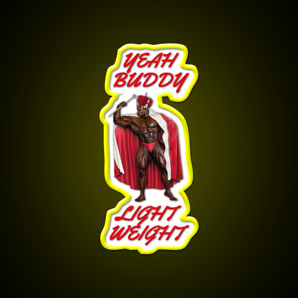 Ronnie Coleman Gym Fitness Led Neon Sign Gym Room Sign Rgb Color