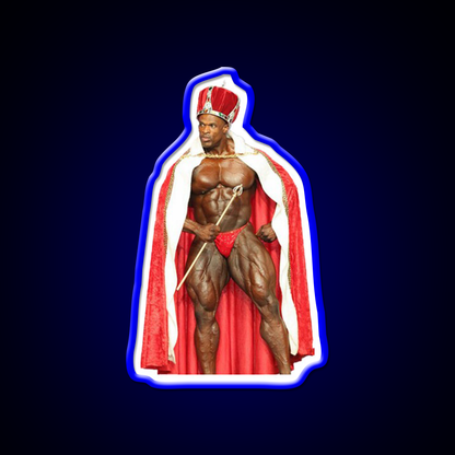 Ronnie Coleman The King Pose Gym Fitness Led Neon Sign Rgb Color