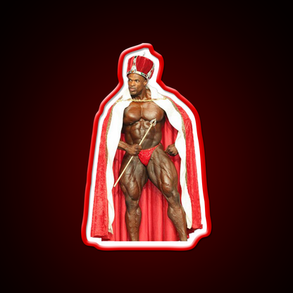 Ronnie Coleman The King Pose Gym Fitness Led Neon Sign Rgb Color