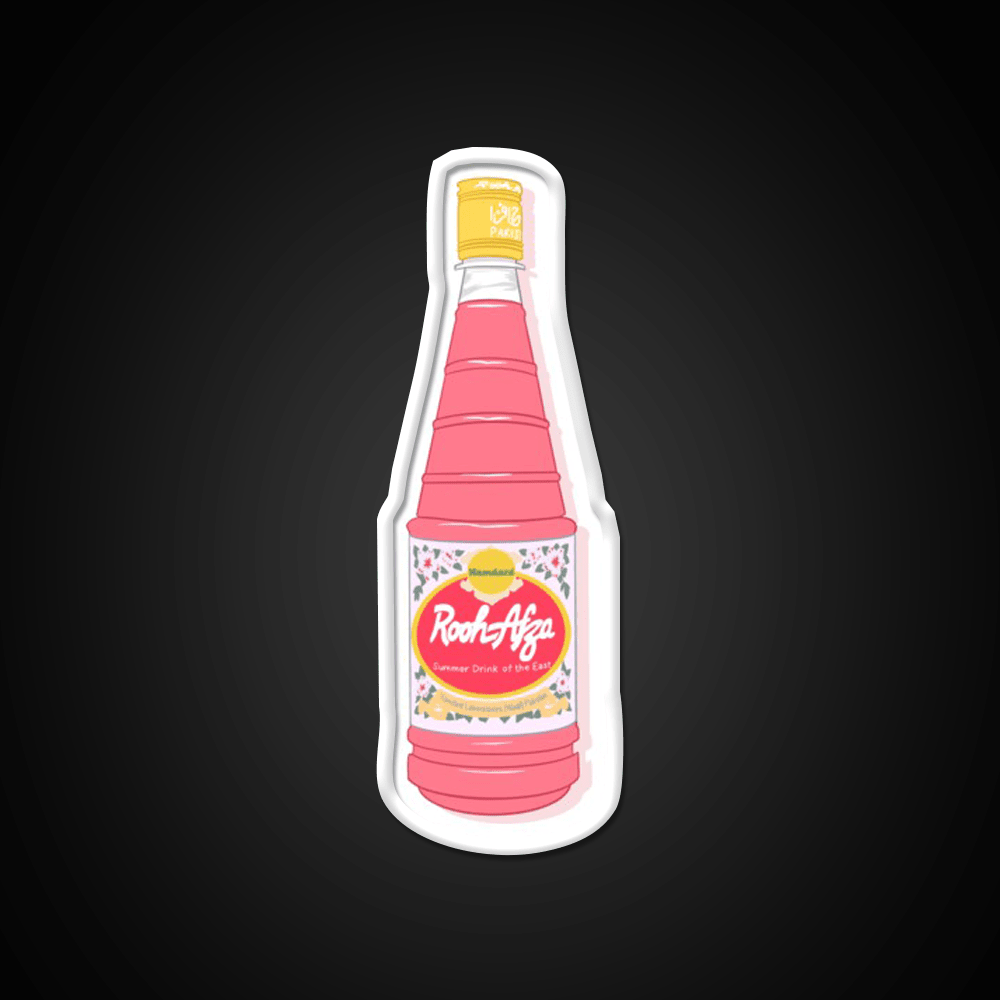Rooh Afza Bottle Snack Food Led Neon Sign Rgb Color - Shineneon