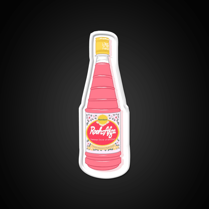 Rooh Afza Bottle Snack Food Led Neon Sign Rgb Color - Shineneon