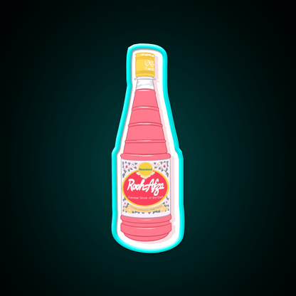 Rooh Afza Bottle Snack Food Led Neon Sign Rgb Color - Shineneon