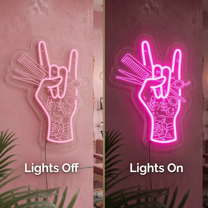 Room Decor Business Wall Art LED Neon Sign - 06 Day Night Comparison