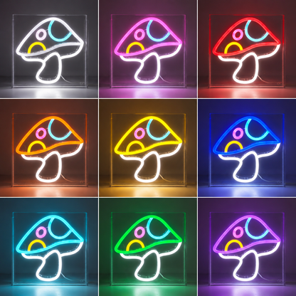 Room Decor Wall Art LED Neon Sign color grid