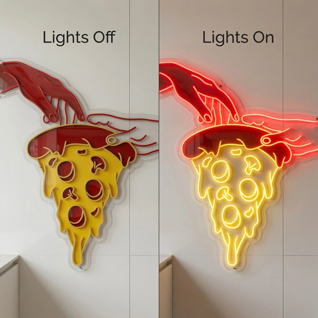 Room Decor Wall Decor LED Neon Sign - 06 Day Night Comparison