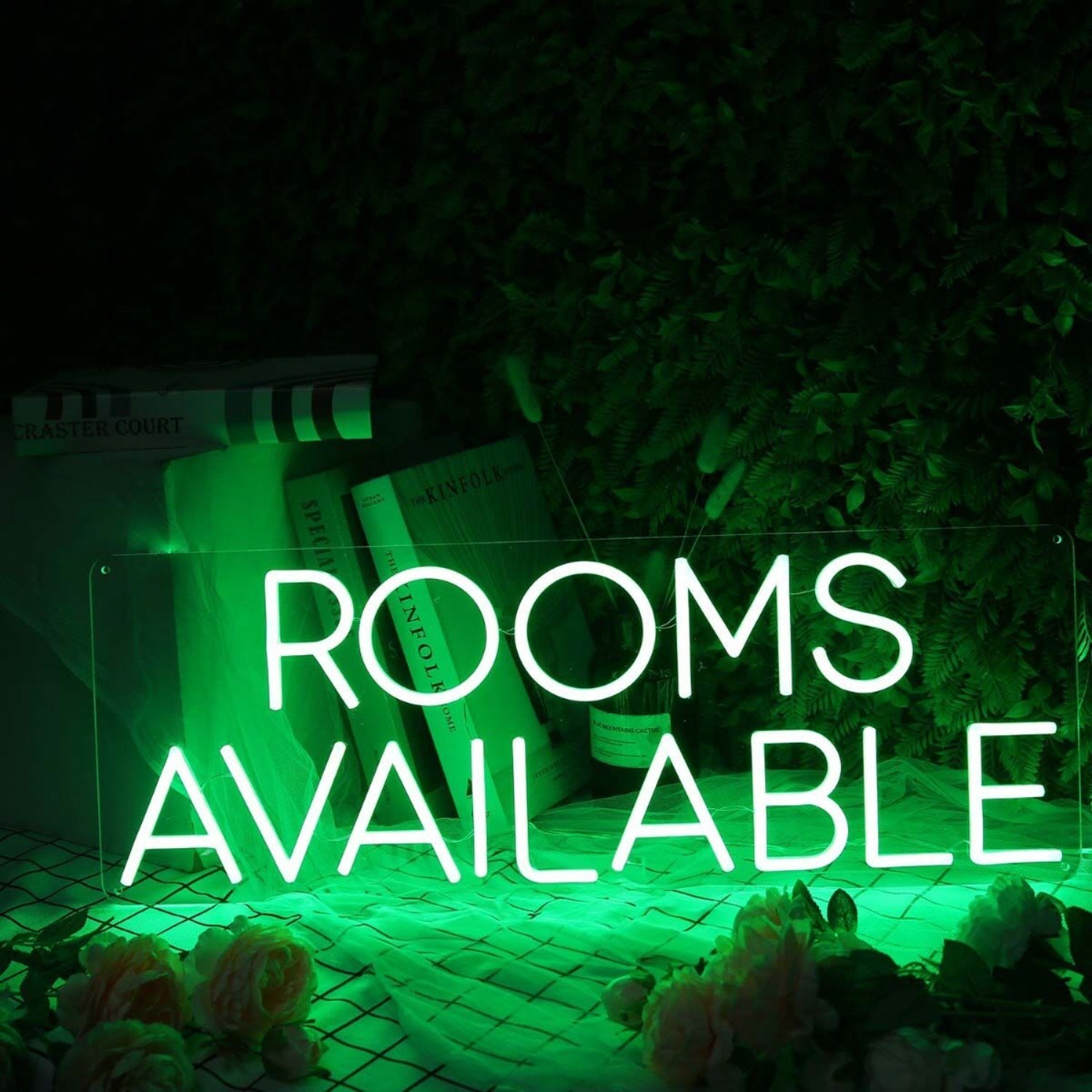 Rooms Available Green Led Neon Sign - Shineneon