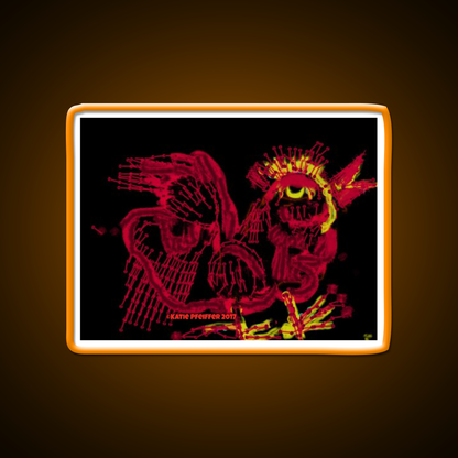 Rooster Drawing Asian Cultural Led Neon Sign Rgb Color - LED neon sign view 6
