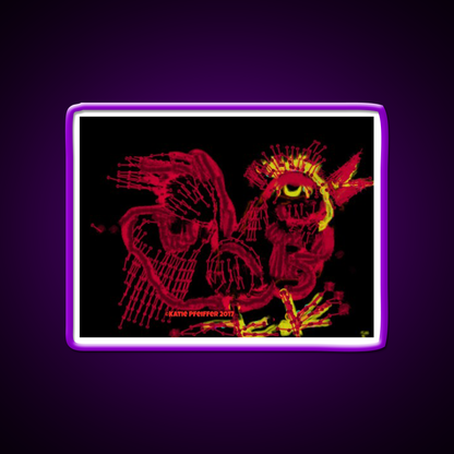 Rooster Drawing Asian Cultural Led Neon Sign Rgb Color - LED neon sign view 9