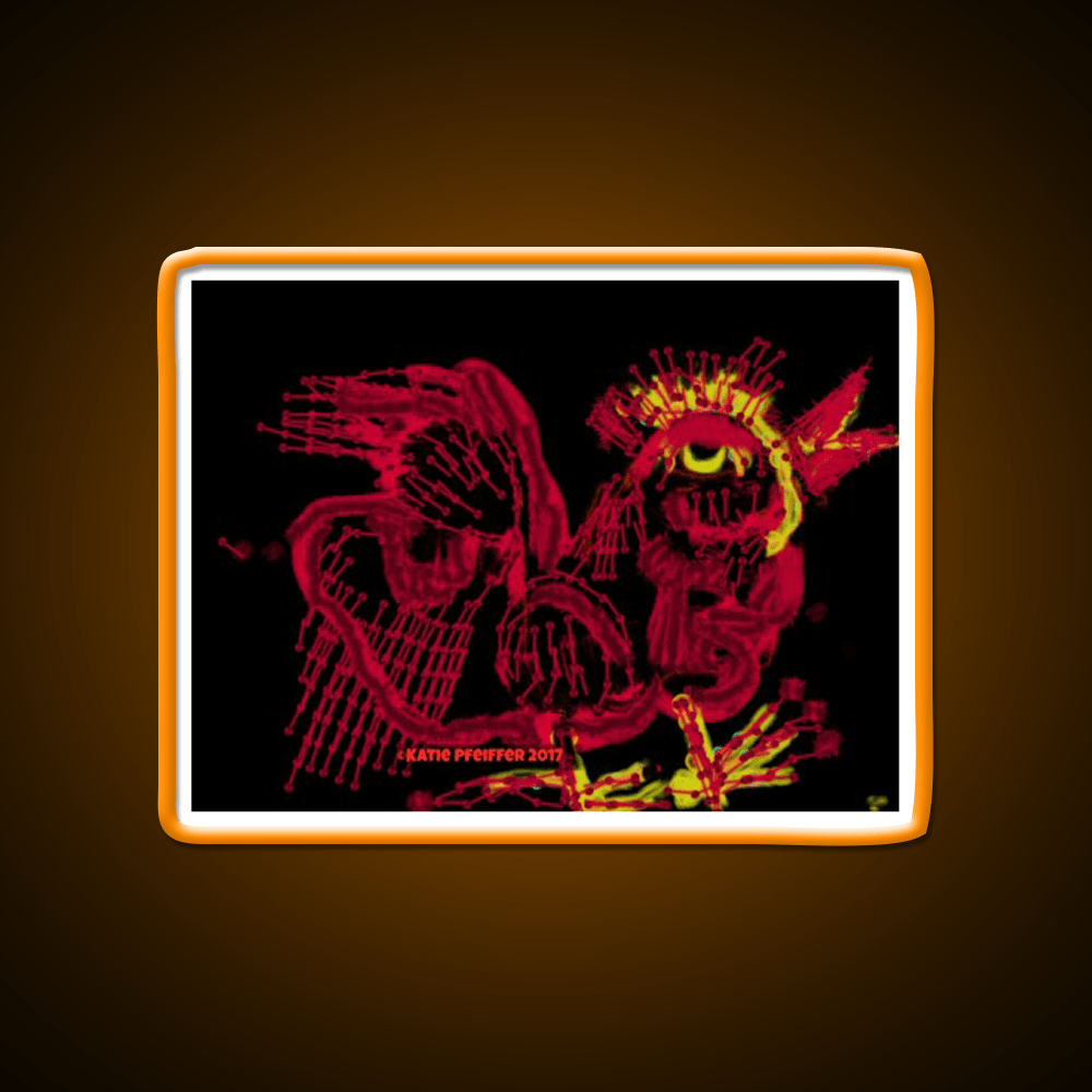 Rooster Drawing Asian Cultural Led Neon Sign Rgb Color - Shineneon