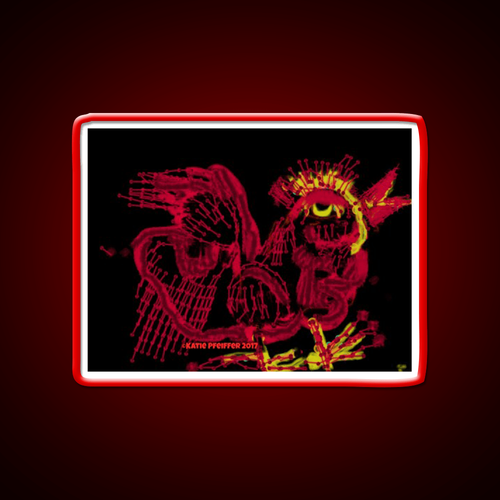 Rooster Drawing Asian Cultural Led Neon Sign Rgb Color - Shineneon