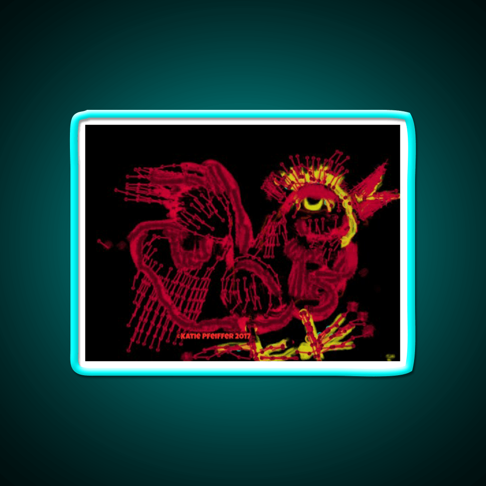 Rooster Drawing Asian Cultural Led Neon Sign Rgb Color - Shineneon