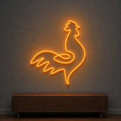 Rooster LED Neon Sign Garage Man Cave Neon Sign - Shineneon