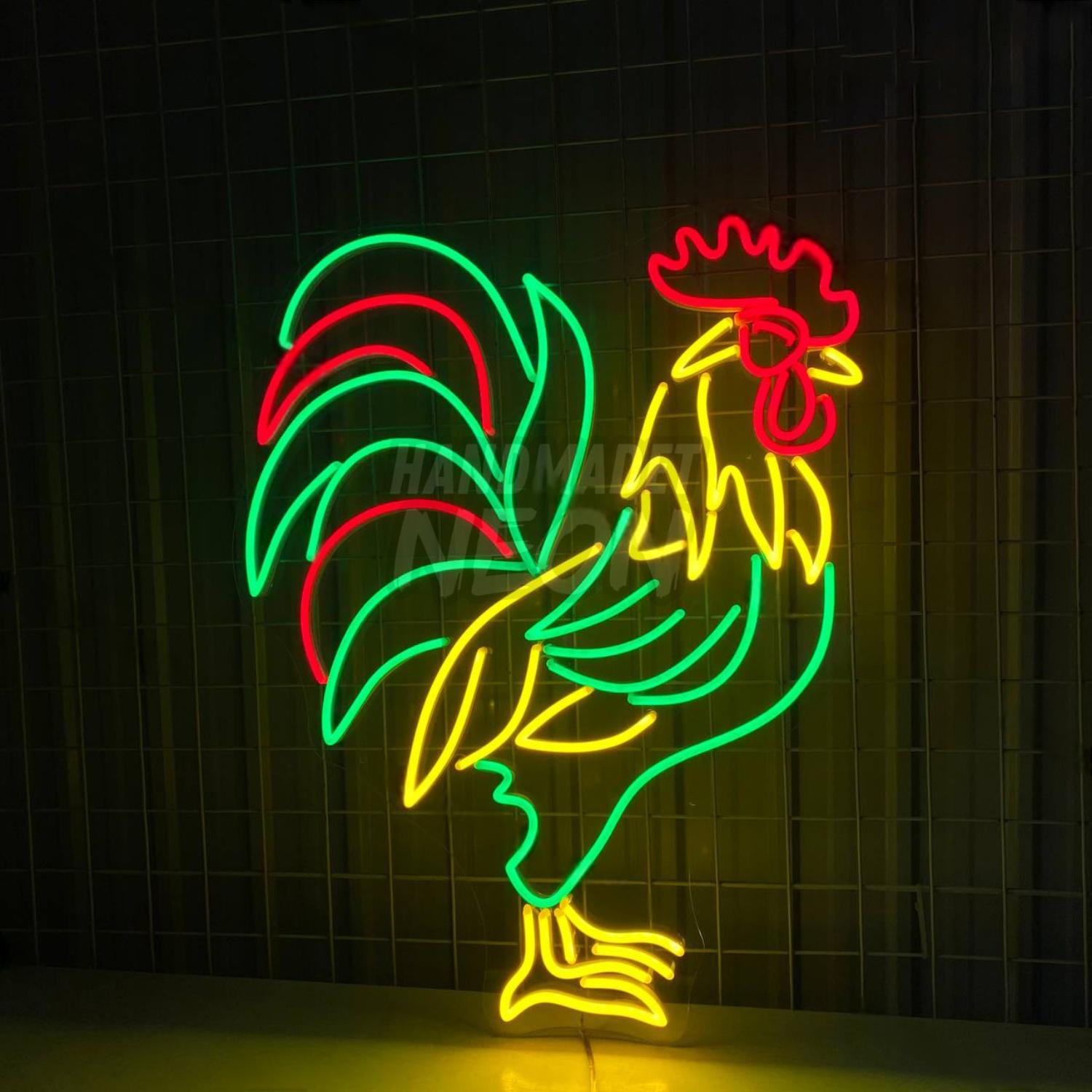 Rooster Led Sign Farm Room Wall Art Decor | Shineneon