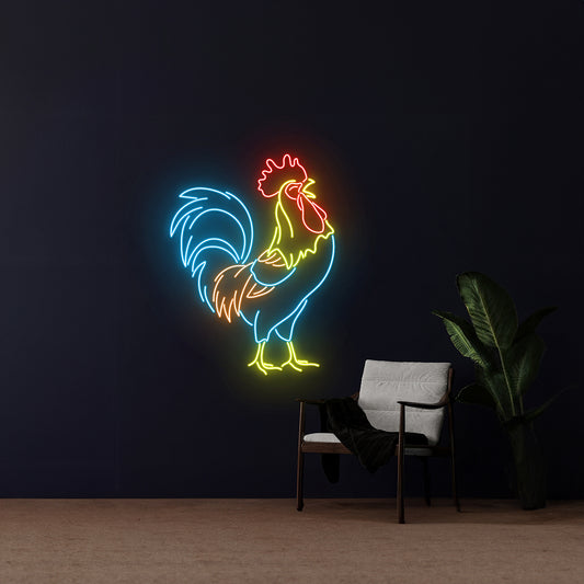 Rooster Neon Light Rooster Led Sign