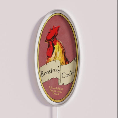 Roosters Cock Brewery Rgb Led Neon Sign - Shineneon