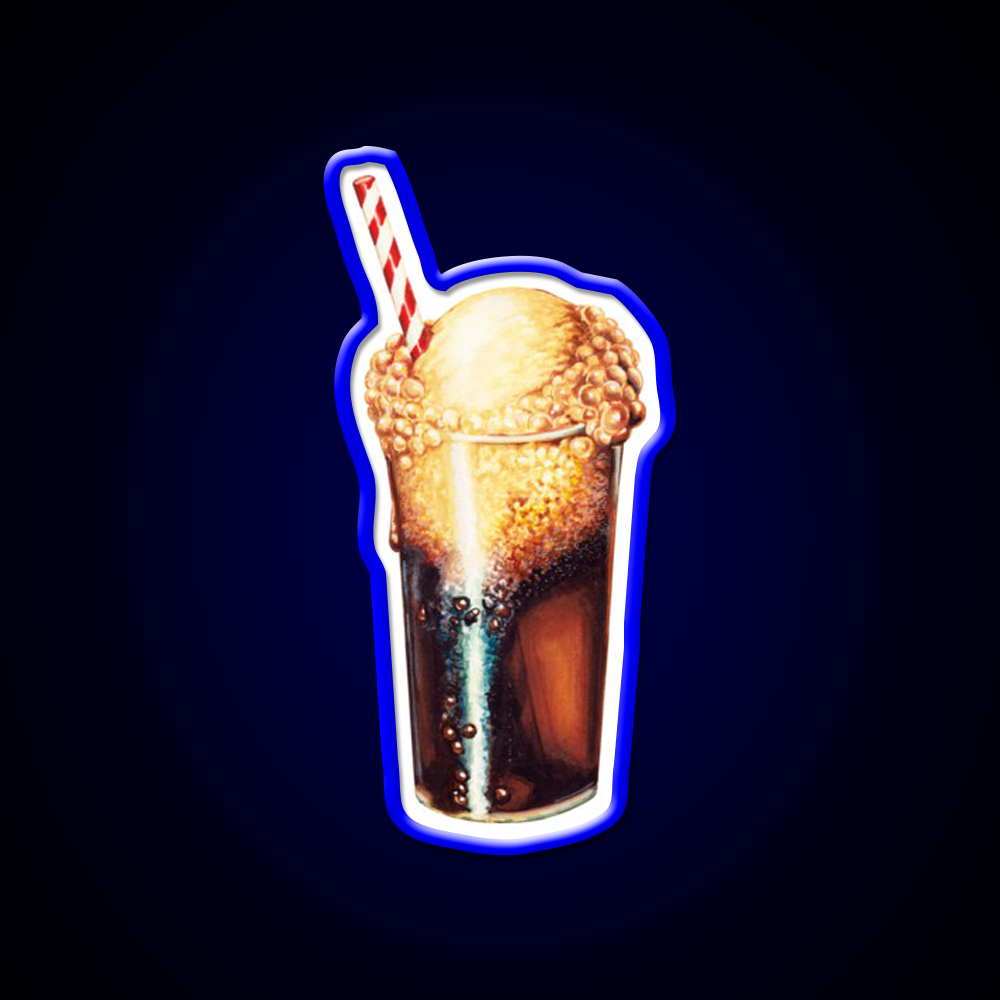 Root Beer Float Pattern Beer Bar Decor Led Neon Sign Rgb Color - LED neon sign view 5