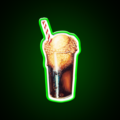 Root Beer Float Pattern Beer Bar Decor Led Neon Sign Rgb Color - LED neon sign view 8